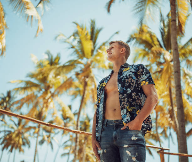 istock young digital nomad man at sea traveling with a computer 1450305817