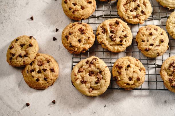 istock Homemade chewy chocolate chip cookies 1450306469