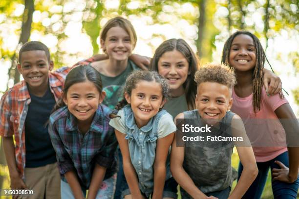 Children Outside Stock Photo - Download Image Now - Child, Offspring, Group Of People