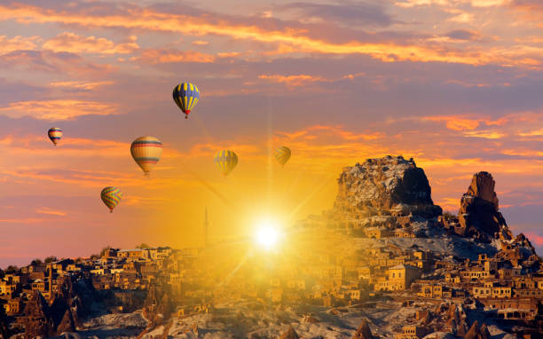 istock Hot Air Balloons in Cappadocia 1450315104