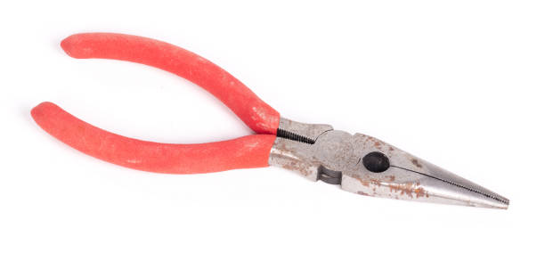 istock Pliers pincers isolated on white background, top view 1450325449