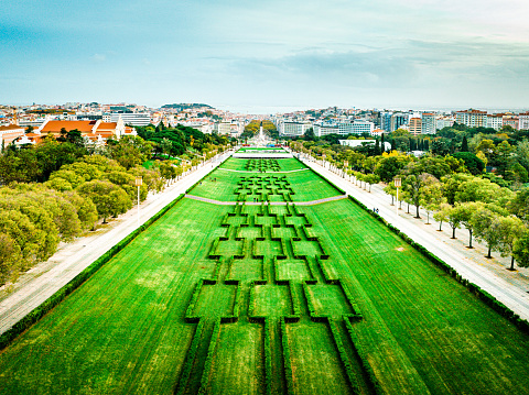 The Eduardo VII Park is the largest public park in Lisbon. The venue neighbors on Praca do Marques de Pombal and, southwards, on Avenida da Liberdade