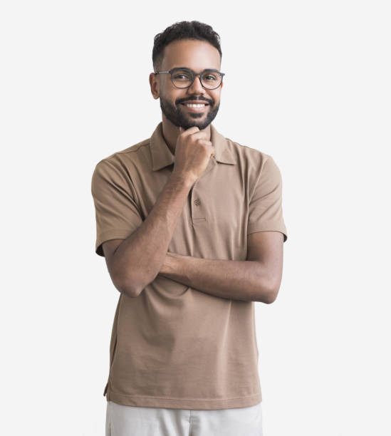 istock Studio portrait of handsome smiling young man 1450326544
