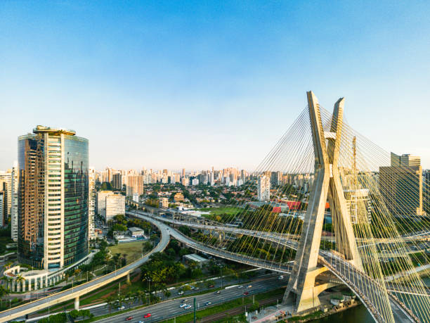 istock Berrini Avenue landscape in Sao Paulo 1450339423
