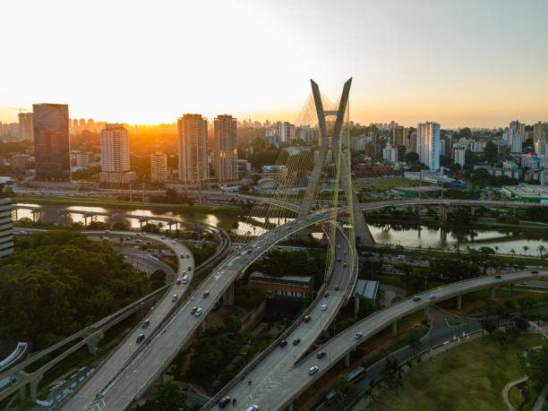 istock Berrini Avenue landscape in Sao Paulo 1450339488