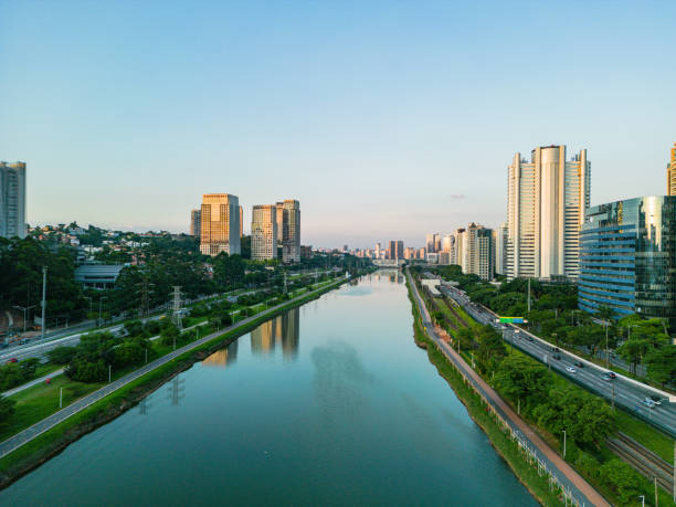 istock Berrini Avenue landscape in Sao Paulo 1450339542