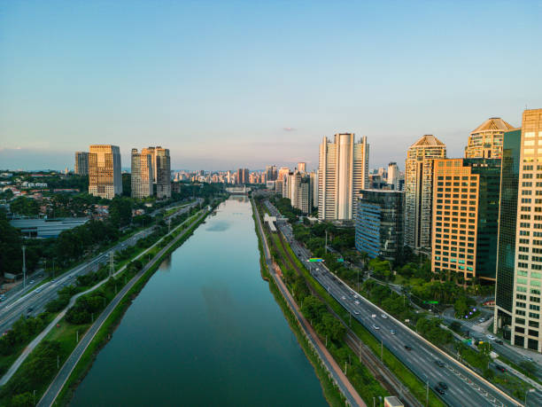 istock Berrini Avenue landscape in Sao Paulo 1450339556