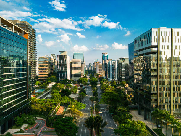 istock Berrini Avenue landscape in Sao Paulo 1450339923