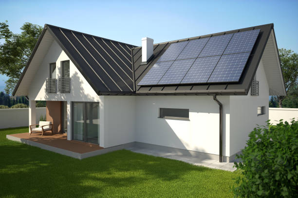 istock House with solar panels on the roof 1450340107