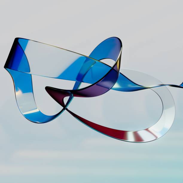 istock 3D rendering.of colorful display translucent with refraction art design 1450341052