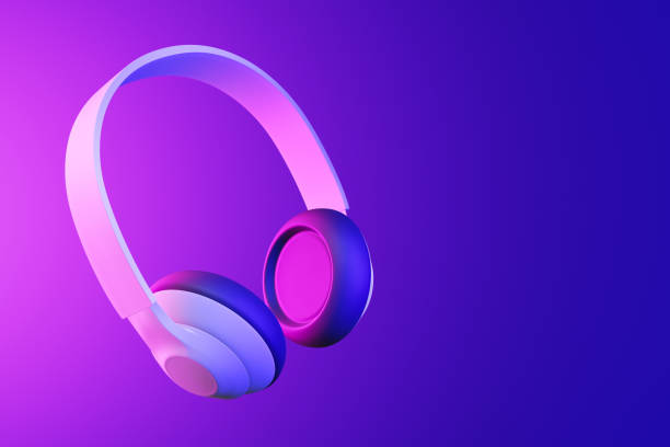istock White headphones 3d illustration background 1450353288