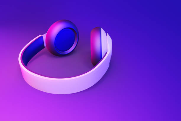 istock White headphones 3d illustration background 1450353303