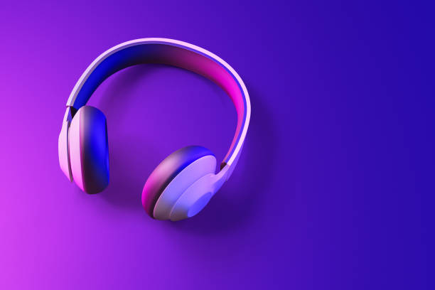 istock White headphones 3d illustration background 1450353310