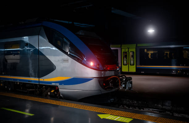istock High speed train at metro station in Naples, Italy. 1450353873
