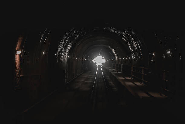 istock Funicular tunnel in Naples city, Italy. 1450357492