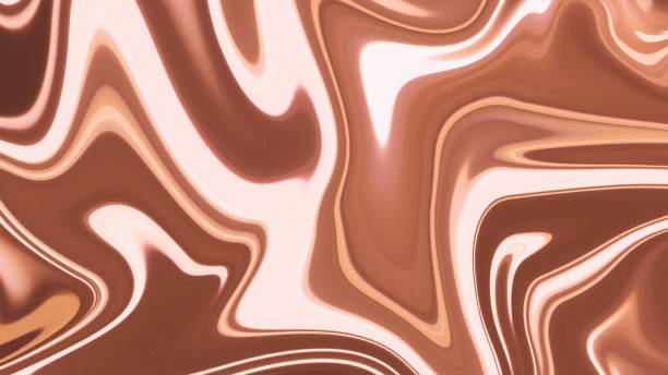 istock Abstract Liquid Paint Liquified Picture Brown And White Colorful Image 1450361726