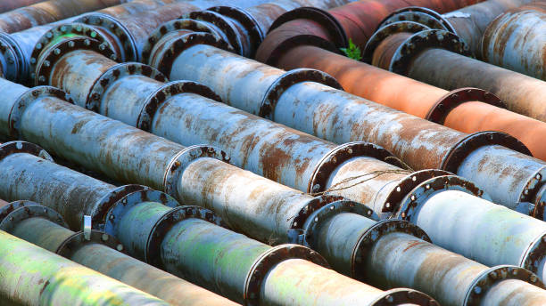 istock Crude oil pipeline. 1450364041