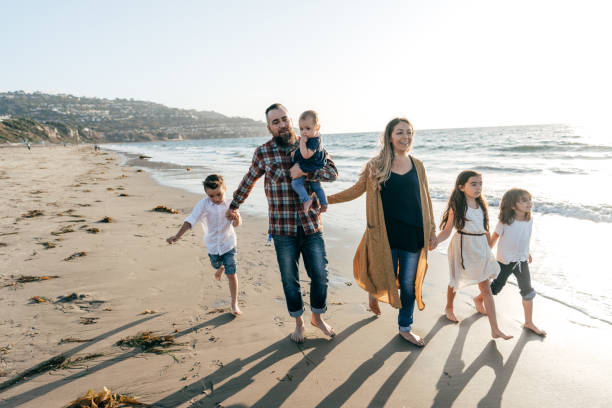 istock Family  on the beach 1450369537