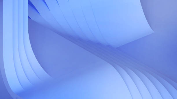 istock Abstract Background. Creative idea Paper Cut and digital wave for Business goal concept and success of folding paper with design on white background. Inspiration, copy space, software- 3d Rendering 1450376657