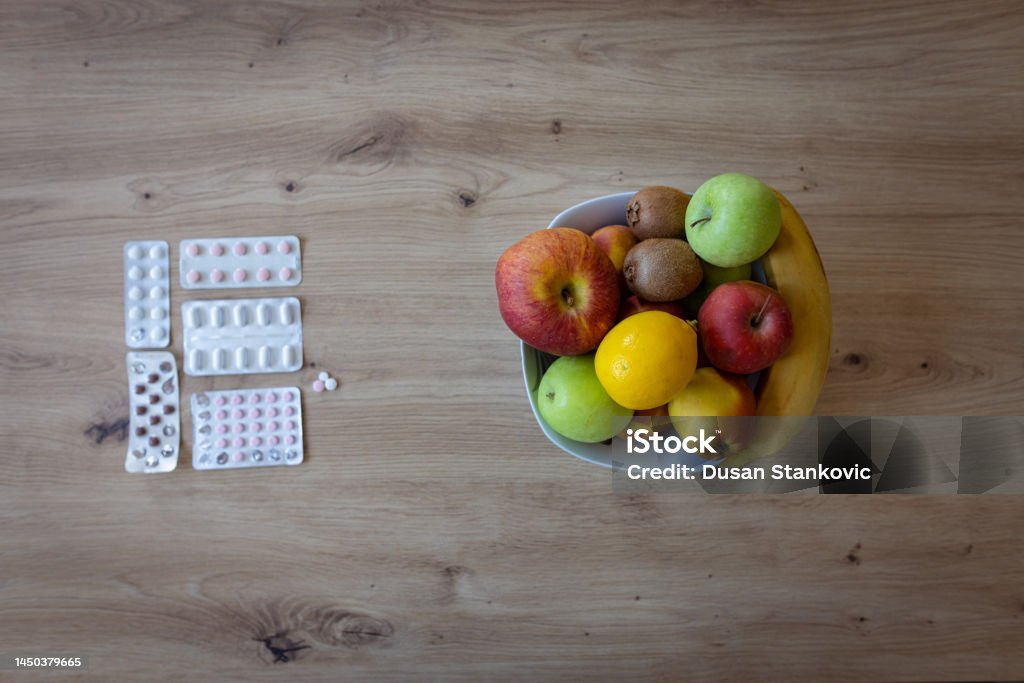 The concept of choice The choice is yours Apple - Fruit Stock Photo