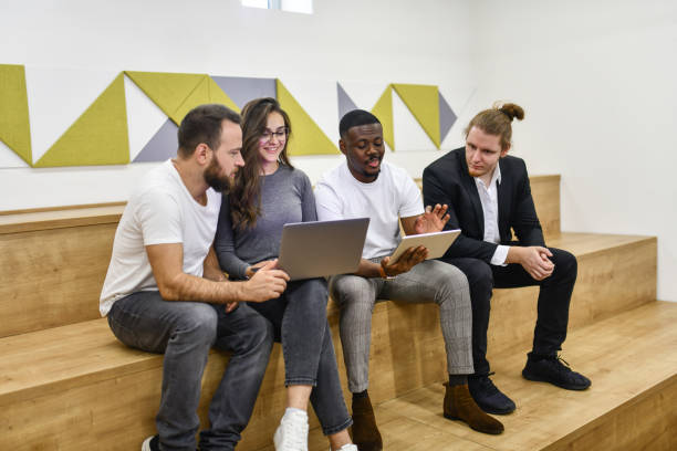 istock New Apps For Business Students Explored By Multiracial Study Team 1450379755