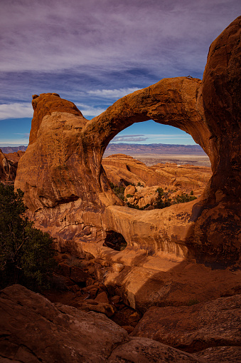 The amazing natural sculpture of Double O arch is a photographer's dream come true.
