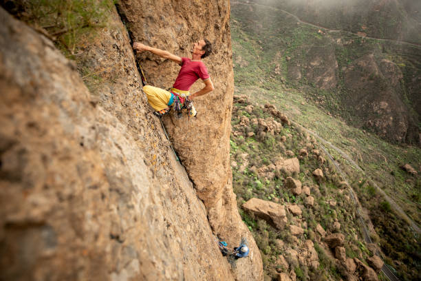 istock Rock climbing as an adventure sport 1450383052