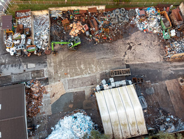 istock Recycling center top down 1450387477