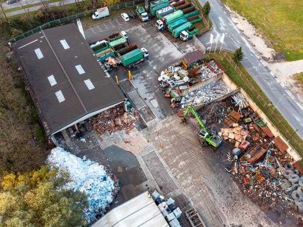 istock Recycling center top down 1450387518