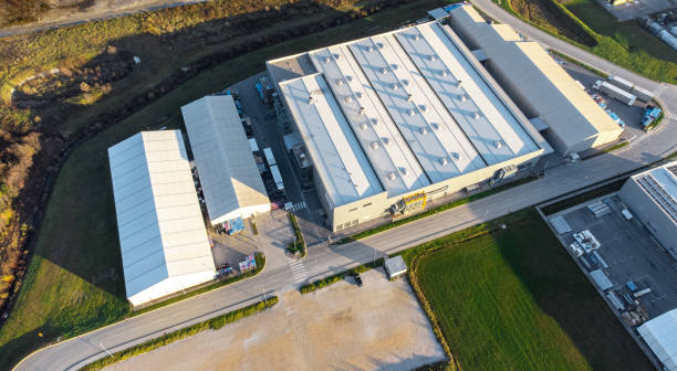 istock Warehouses aerial 1450388132
