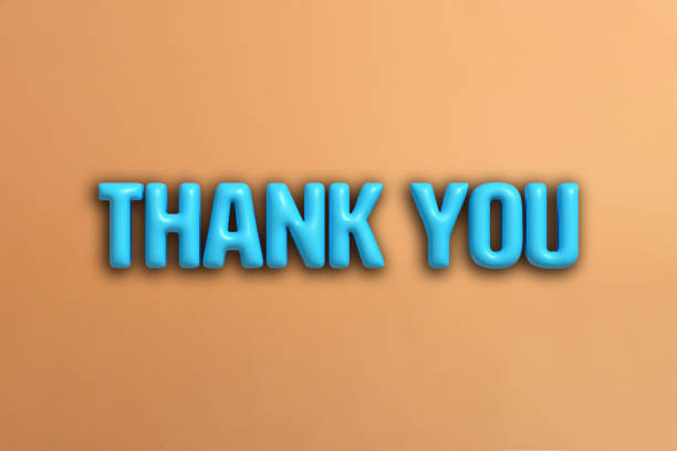 Red Cubic Blocks With Thank You Text On Reflective Background
