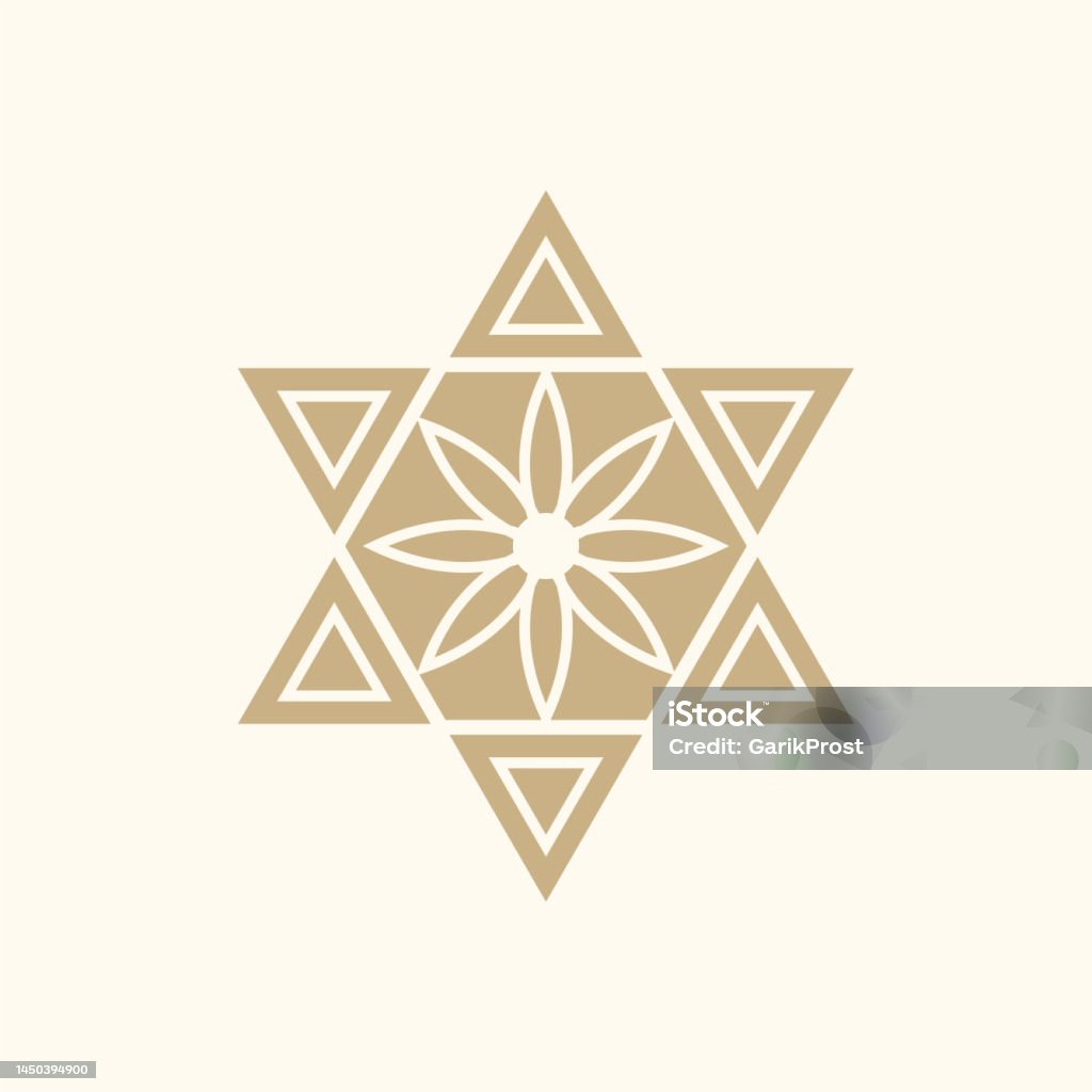 Ilustración de Estrella Hebrea De David Con Una Flor En El Centro Y Triángulos En Los Bordes Ilustración Vectorial y más Vectores Libres de Derechos de Calendario hebreo - iStock Ilustración de Estrella Hebrea De David Con Una Flor En El Centro Y Triángulos En Los Bordes Ilustración Vectorial y más Vectores Libres de Derechos de Calendario hebreo - iStock