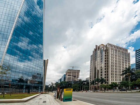 Photo of Modern buildings at Faria Lima Avenue.