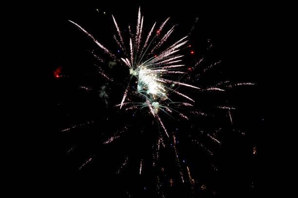istock Colorful fireworks in the night sky. 1450399547