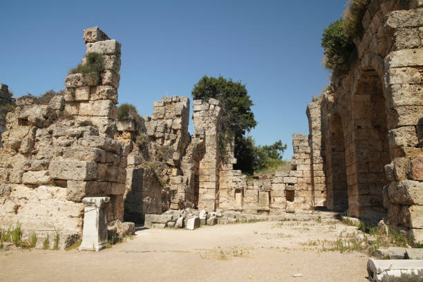istock Bath in Perge Ancient City in Antalya, Turkiye 1450408607