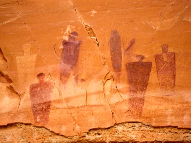 istock Indian rock art in Horseshoe Canyon 1450417580