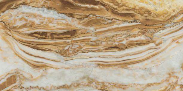 istock Glossy layers of marble surface background 1450429662