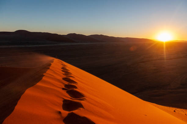 istock Climbing Dune 45 at sunrise 1450430430