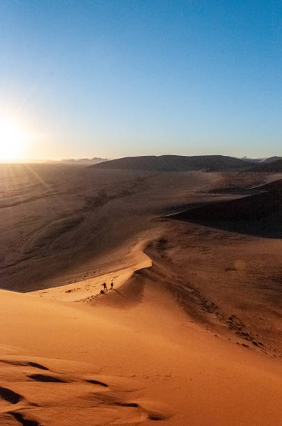 istock Climbing Dune 45 at sunrise 1450430489
