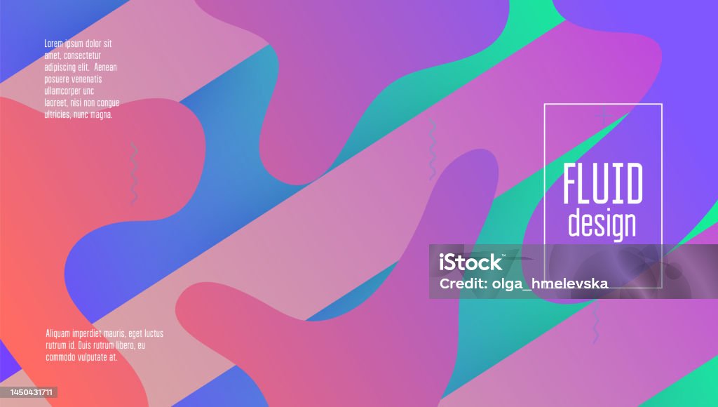 Example For Liquid Layout Liquid Layout Purple Hipster Background Color Rainbow Poster Creative ...