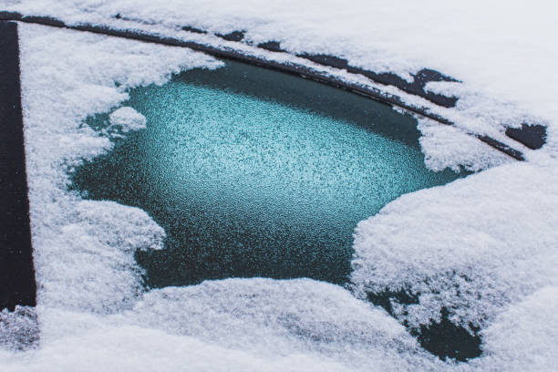 Winter weather. Climate. Ice storm. Blizzard