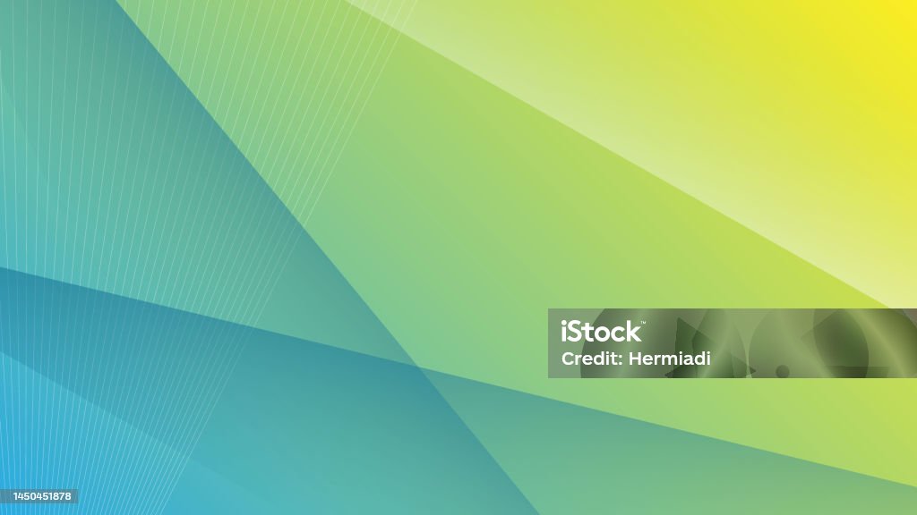 Modern Abstract Background Triangle Lines Motion And Yellow Blue ...