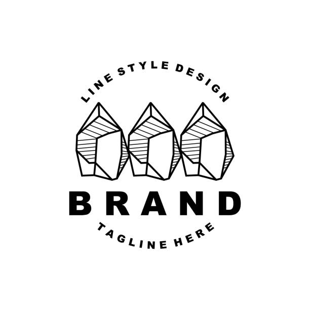 Simple Stone Logo 380+ Slate Stone Surface Stock Illustrations, Royalty-Free Vector ...