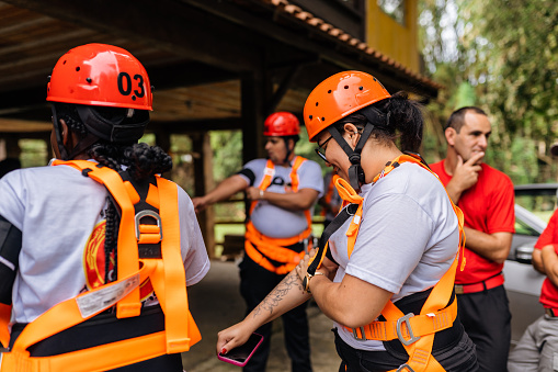 A day in the life of aspiring rescue firefighters in hands-on training in Brazil