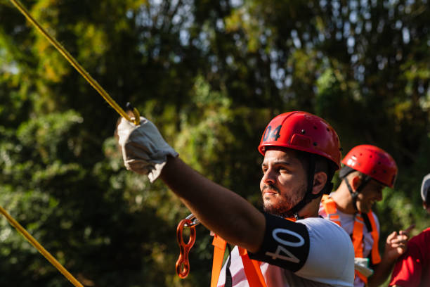 First phase of bungee jump