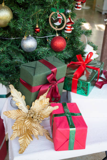 istock Christmas and New Year decorations on Christmas tree 1450460568
