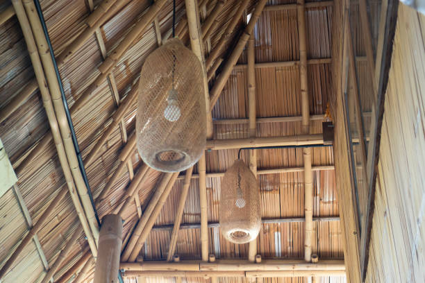istock Thai traditional house wooden wall 1450463349
