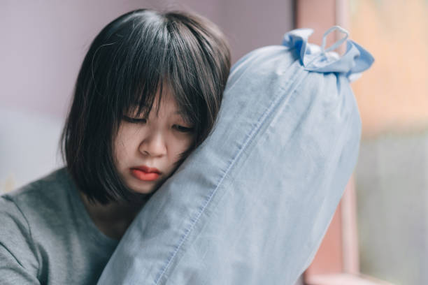 istock Depression in adolescence disappointed in love. 1450463533