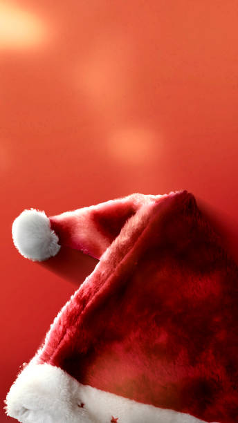 istock Red and white Santa hat 1450466804