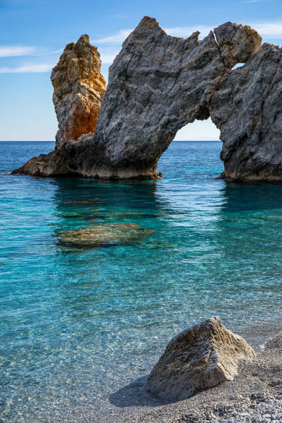 istock Lalaria beach on Skiathos island, Greece 1450500699